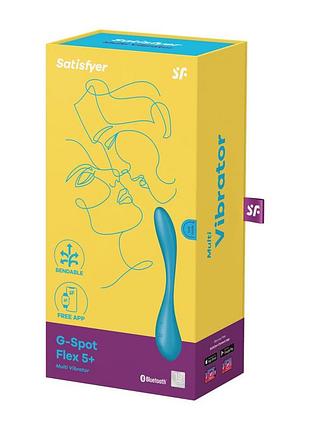 Универсальный смарт-вибратор satisfyer g-spot flex 5+ 5