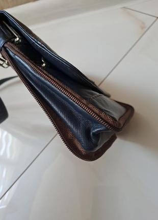 Шкіряна сумка крос-боді genuine leather4 фото