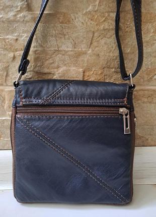 Шкіряна сумка крос-боді genuine leather2 фото