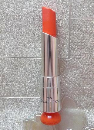 Увлажняющая помада блеск dior addict lipstick 532 so electric   тестер2 фото