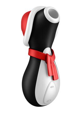 Вакуумный клиторальный стимулятор satisfyer penguin holiday edition