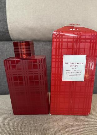 Burberry brit red парфумована вода 100 мл (2005 р), оригінал1 фото