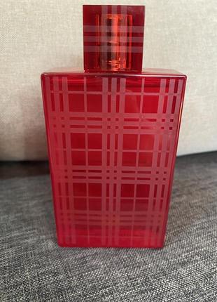 Burberry brit red парфумована вода 100 мл (2005 р), оригінал2 фото