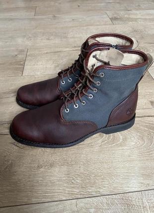 Ботинки кожаные timberland1 фото