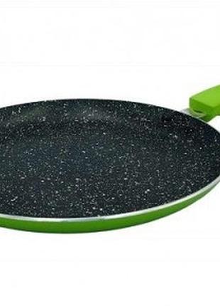 Сковорода блинная eco granite con brio cb-2224 (22 см) зеленый