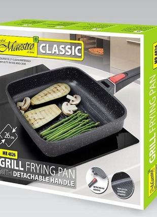 Сковорода grill maestro 4826-mr (26х26 см)2 фото