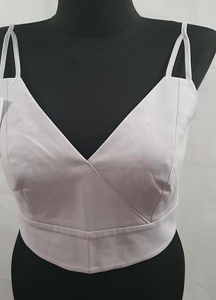 Новый костюмный кроп топ