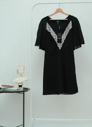Красивое чёрное платье италия byblos