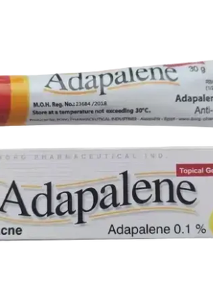 Adapalene адапален 0,1% гель 30 г для оздоровлення, омолодження та сяйва шкіри