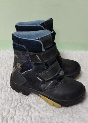 Зимние кожаные ботинки bartek 27 размер- 17 см1 фото