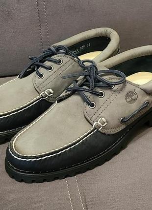 Шкіряні чоловічі мокасини від американського бренду timberland