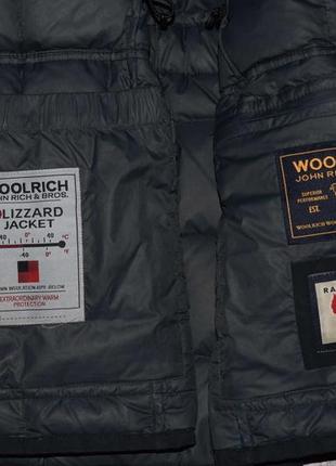 Woolrich blizzard down jacket (мужская зимняя куртка пуховик вулрич )6 фото