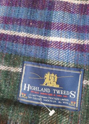 Плед шерстяний highland tweeds3 фото