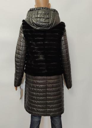 Жіноча стильна куртка пальто жилетка трансформер, р.xs-2xl3 фото