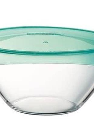 Салатник с крышкой luminarc keep'n box 3671p (23 см, 2,6 л)