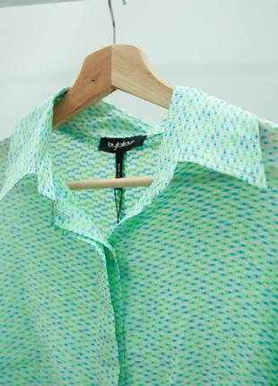 Хлопковая блуза, блузка, рубашка рукава колокол италия byblos5 фото