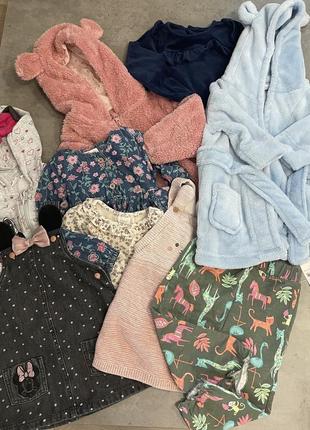Комплект одежды для девочки 9-12 месяцев1 фото