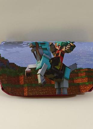Пенал оргайнайзер Майнкрафт, новый