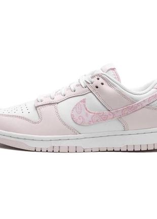 Кроссовки nike dunk pink paisley