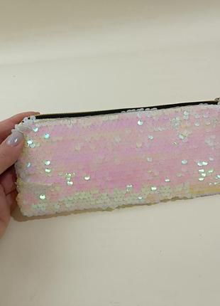 Пенал кошелек из пайеток для девушек и женщин