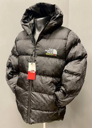 Чоловіча куртка the north face. колаборація tnf & gucci1 фото