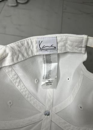 Kk karl kani signature cap white4 фото