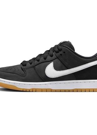 Кросівки nike dunk sb black gum1 фото