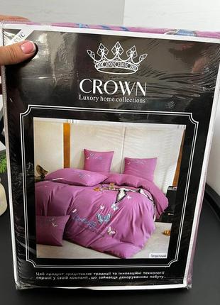 Комплект постельного белья страйп-сатин с вышивкой8 фото