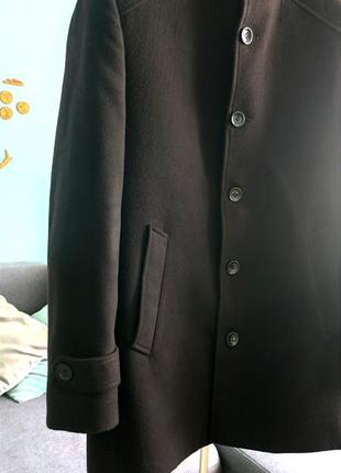 Чоловіче демісезонне кашемірове пальто3 фото