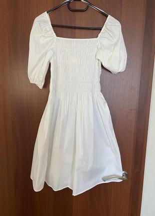 Белое платье mango3 фото