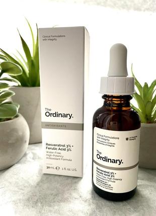 Сироватка the ordinary resveratrol 3% + ferulic acid 3%  30ml