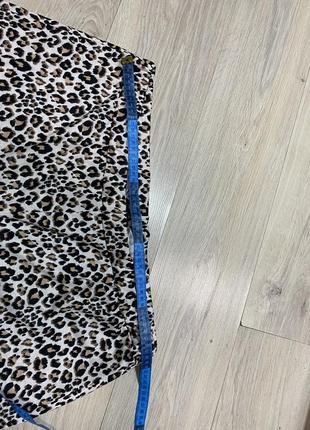 Новые хлопковые леопардовые брюки палаццо батал р.249 фото