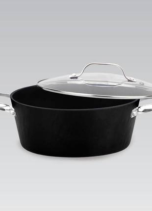 Каструля з кришкою maestro 4428-mr (28 см)