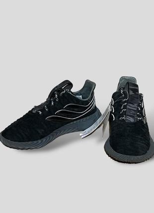 Кроссовки adidas sobakov black кожа2 фото