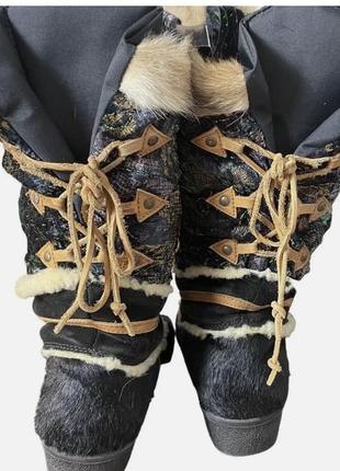 Якісні фірмові теплі чоботи -натуральний мех3 фото