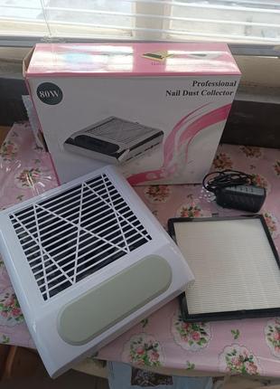 Новая вытяжка, вытяжка для маникюра, вытяжка 80w, маникюрная вытяжка,настольная вытяжка