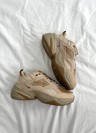 Nike m2k tekno brown жіночі кросівки найк текно6 фото