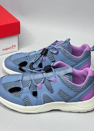 Дитячі кросівки superfit  rush 35, 36 р блакитні дівчинці