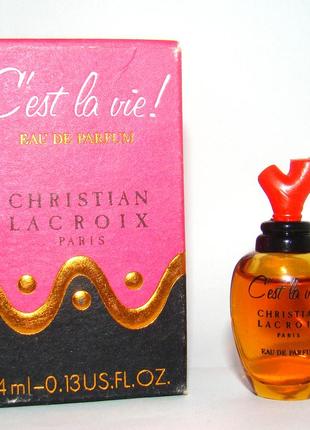 Миниатюра christian lacroix cest la vie. оригинал. винтаж