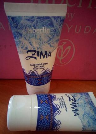 Защитный крем для лица с маслом семян малины серии zima1 фото