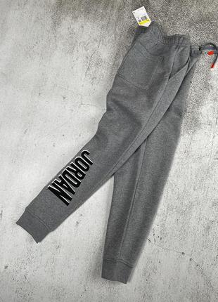 Брюки jordan flight mvp fleece pants dv7596-091 оригинал новые4 фото