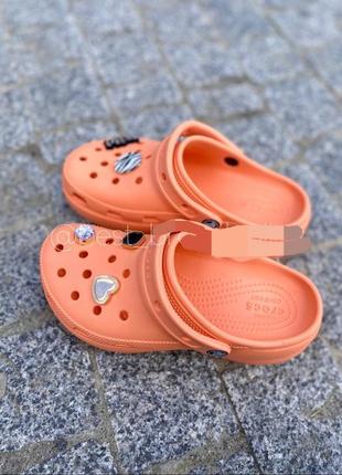 Crocs classic platform  clog + jibbitz,  оригінал6 фото