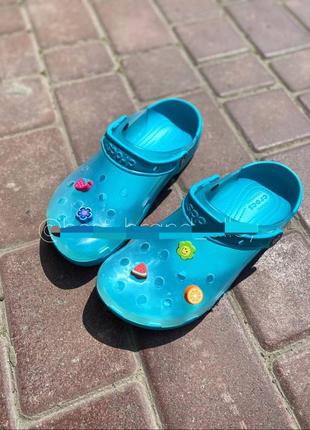 Crocs translucent  и jibbitz , оригинал2 фото