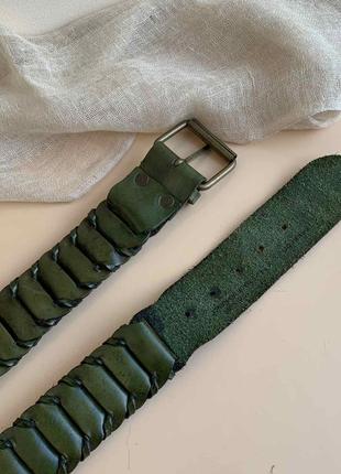 Люксовый кожаный ремень bekaloo франция