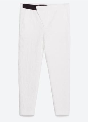 Жаккардовые фактурные брюки, штаны с карманами zara5 фото