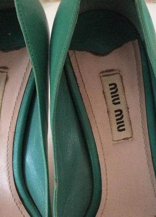 Туфли оригинал miu miu2 фото