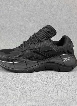 Мужские кроссовки reebok zig kinetica ll all black5 фото