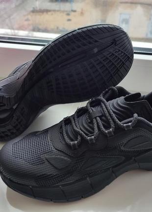 Чоловічі кросівки reebok zig kinetica ll all black3 фото