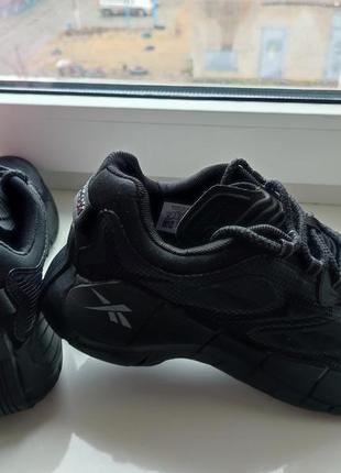 Чоловічі кросівки reebok zig kinetica ll all black2 фото