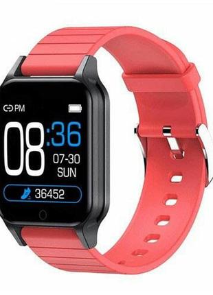 Смарт годинник smart watch t96 стильний із захистом від вологи та пилу3 фото